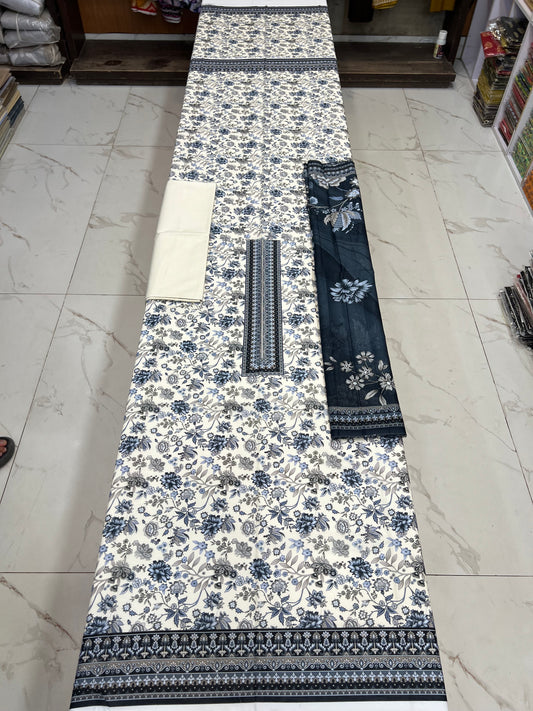 Dastaan 3Pc printed lawn