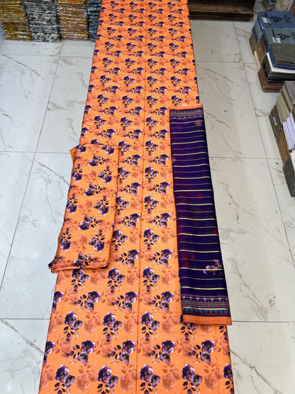 Original Linen 3PC With Fancy Dupatta