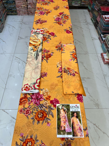 IZNIK BANA DORA LAWN 3PC
