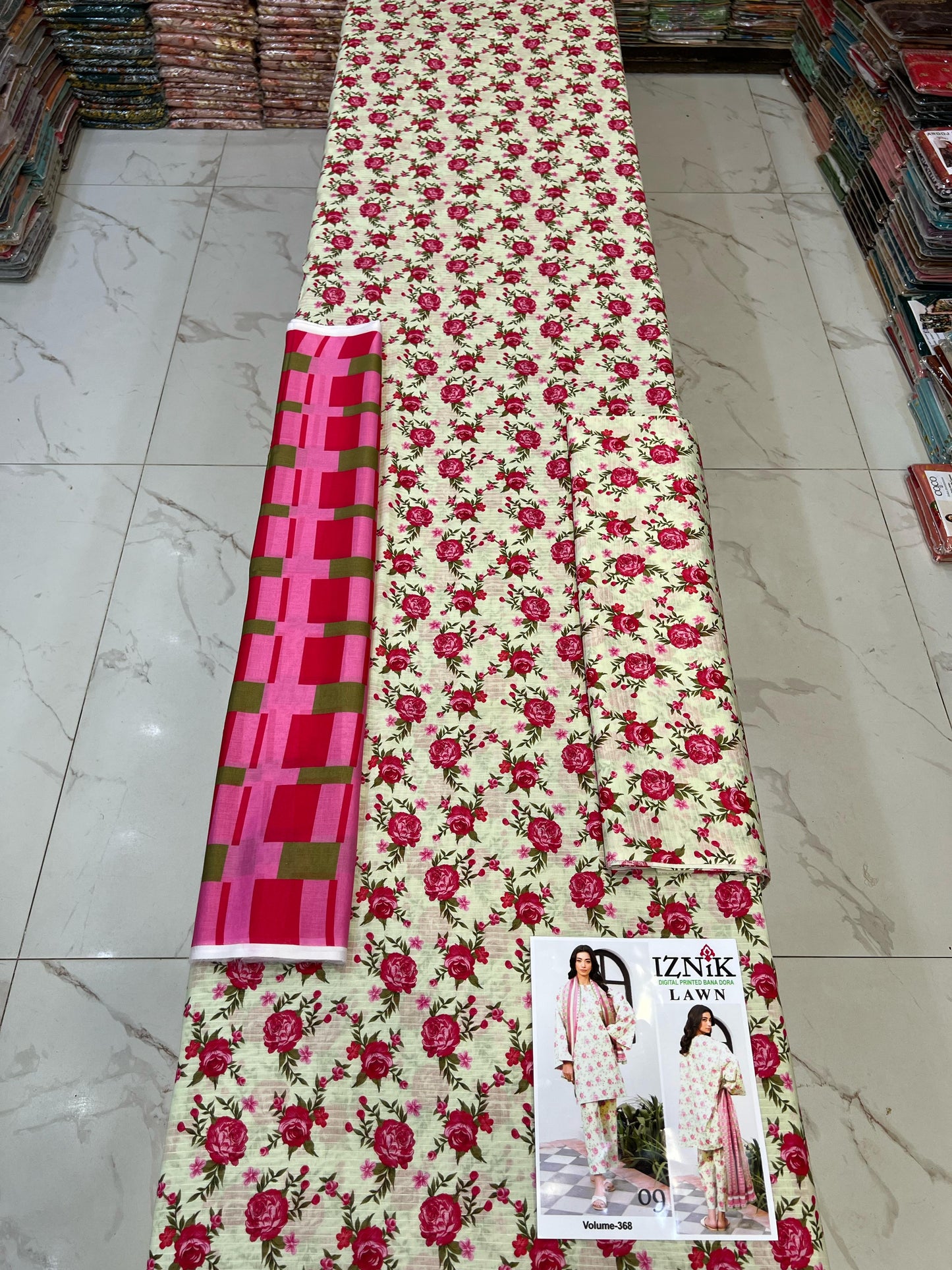 IZNIK BANA DORA LAWN 3pc Suit