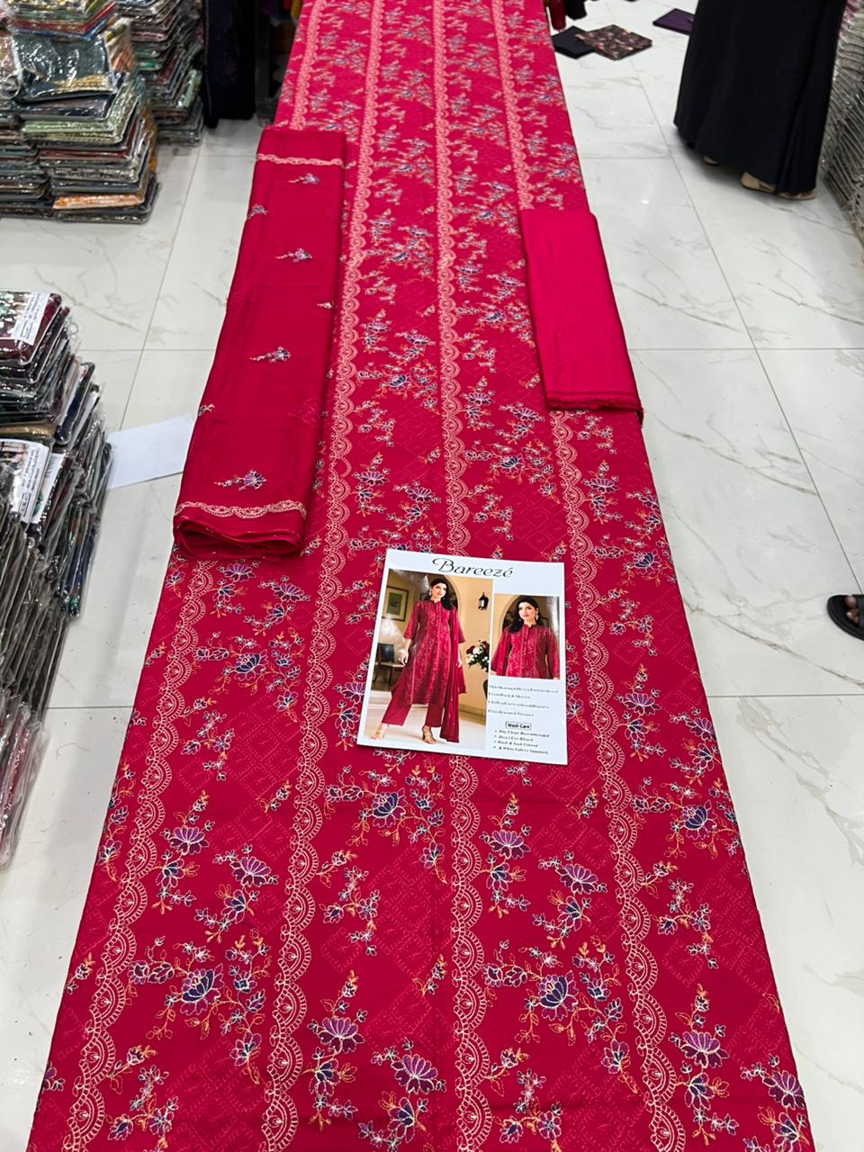 Bareeze karandi Embroidered 3PC