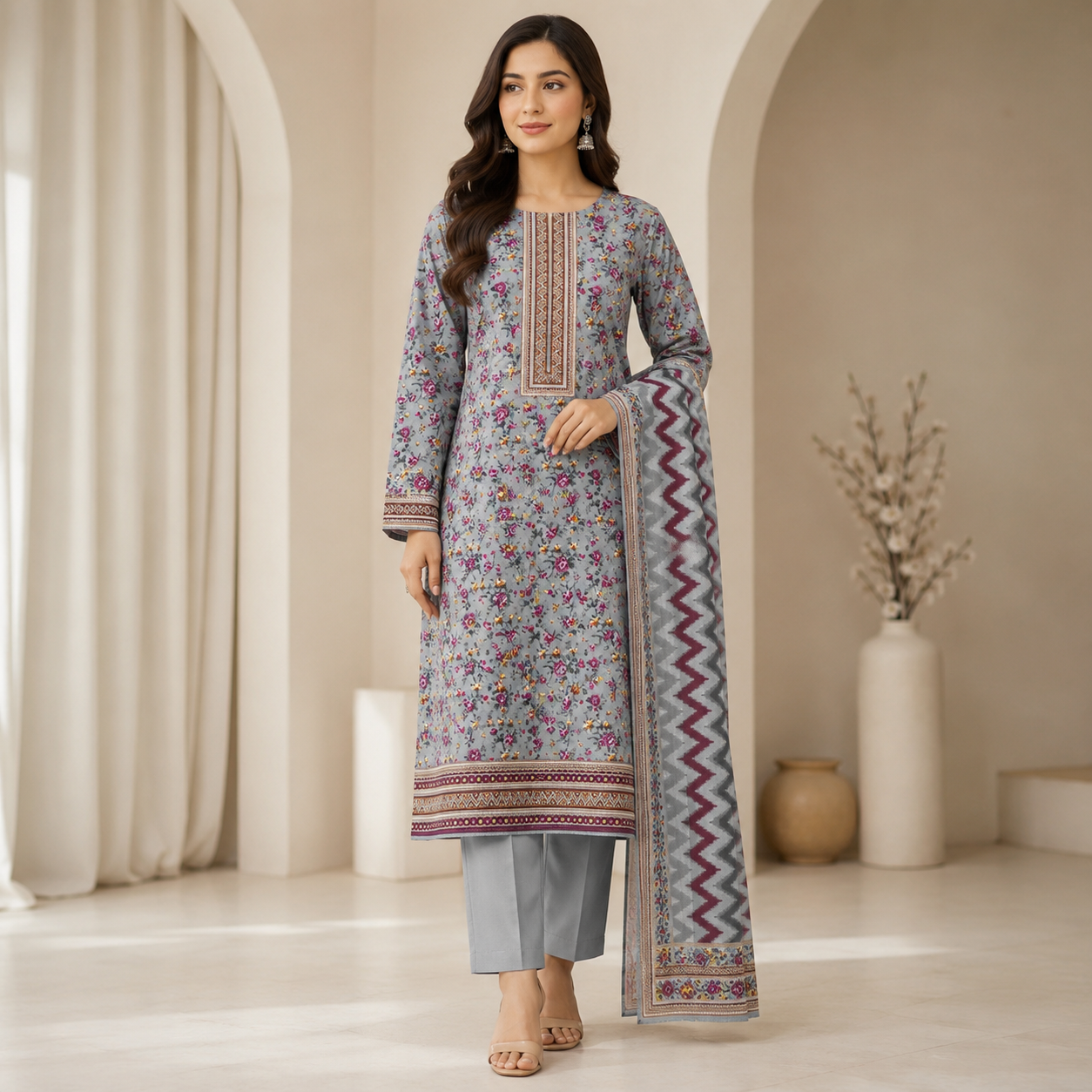 Noor Premium Lawn 3PC