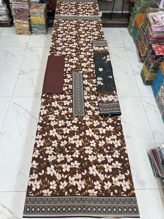 Dastaan 3Pc printed lawn