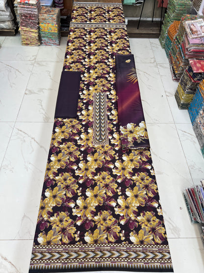 Dastaan 3Pc printed lawn