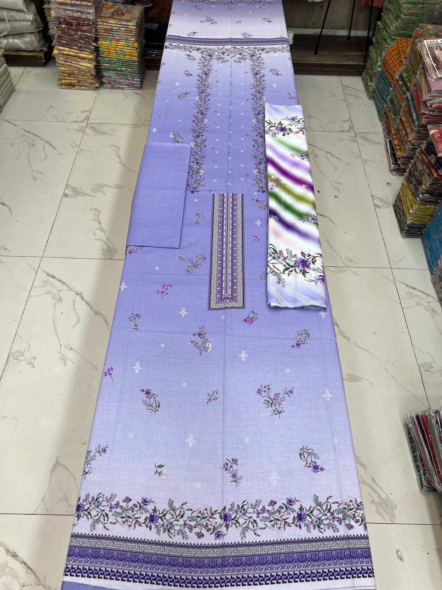 Dastaan 3Pc printed lawn