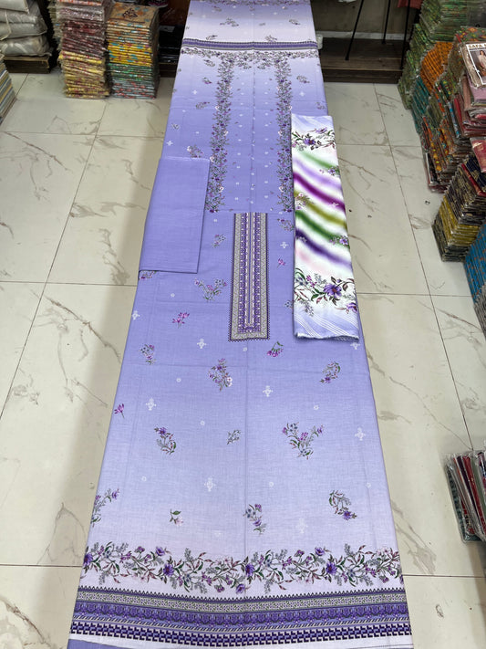 Dastaan 3Pc printed lawn