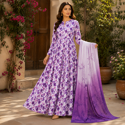 Khas Lawn 3PC Bana Dora – Soft Summer Wear Collection