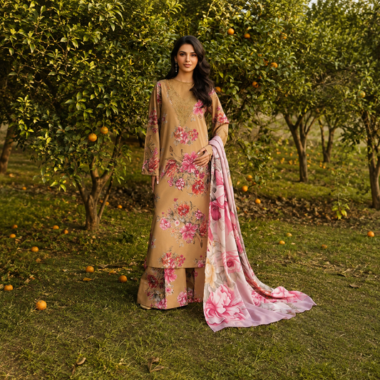 Baroque Lawn 3PC