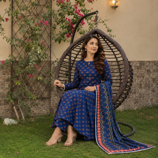 Bareeze Summer Lawn 3PC Suit with Voil Dupatta