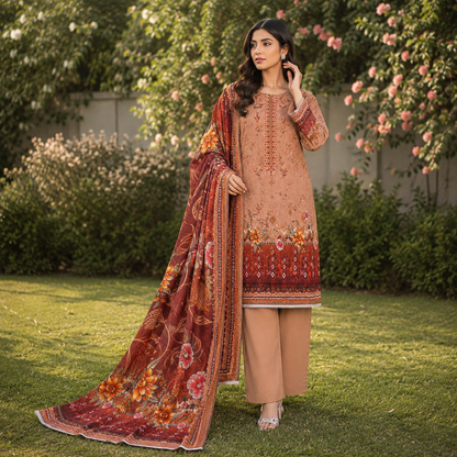 Roshni by Arooj Fatima Embroidered Original 3PC