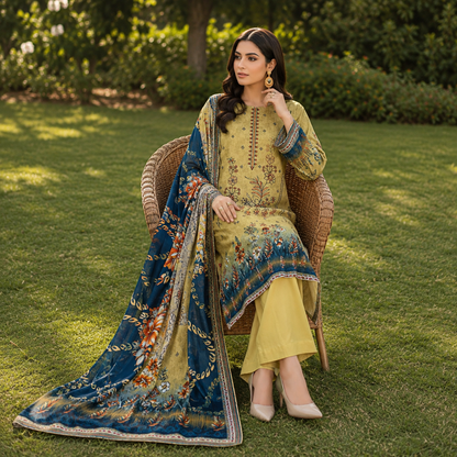 Roshni by Arooj Fatima Embroidered Original 3PC