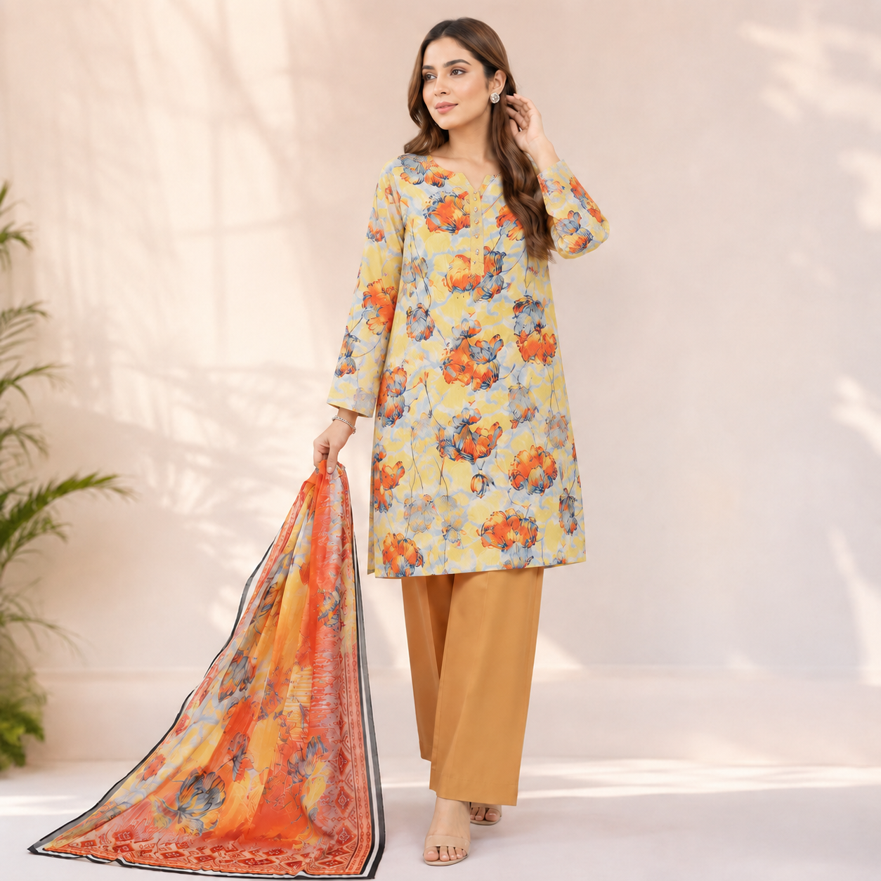 Summer Original Printed Lawn 3-PC