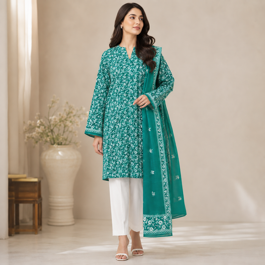 Summer Original Printed Lawn 3-PC