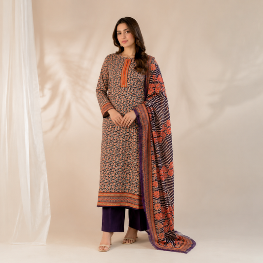 Summer Original Printed Lawn 3-PC