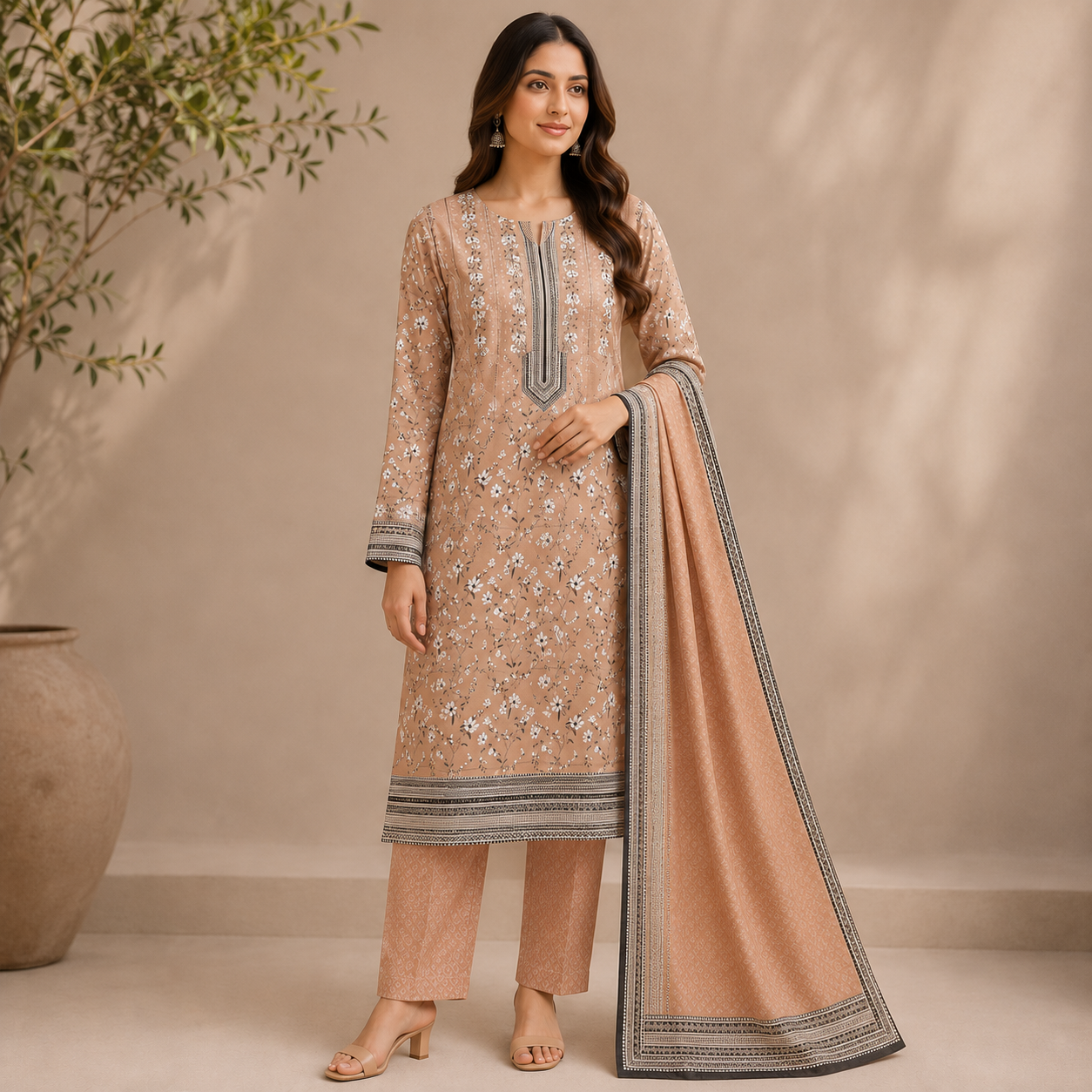 Summer Original Printed Lawn 3-PC