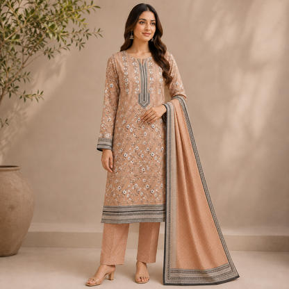 Summer Original Printed Lawn 3-PC