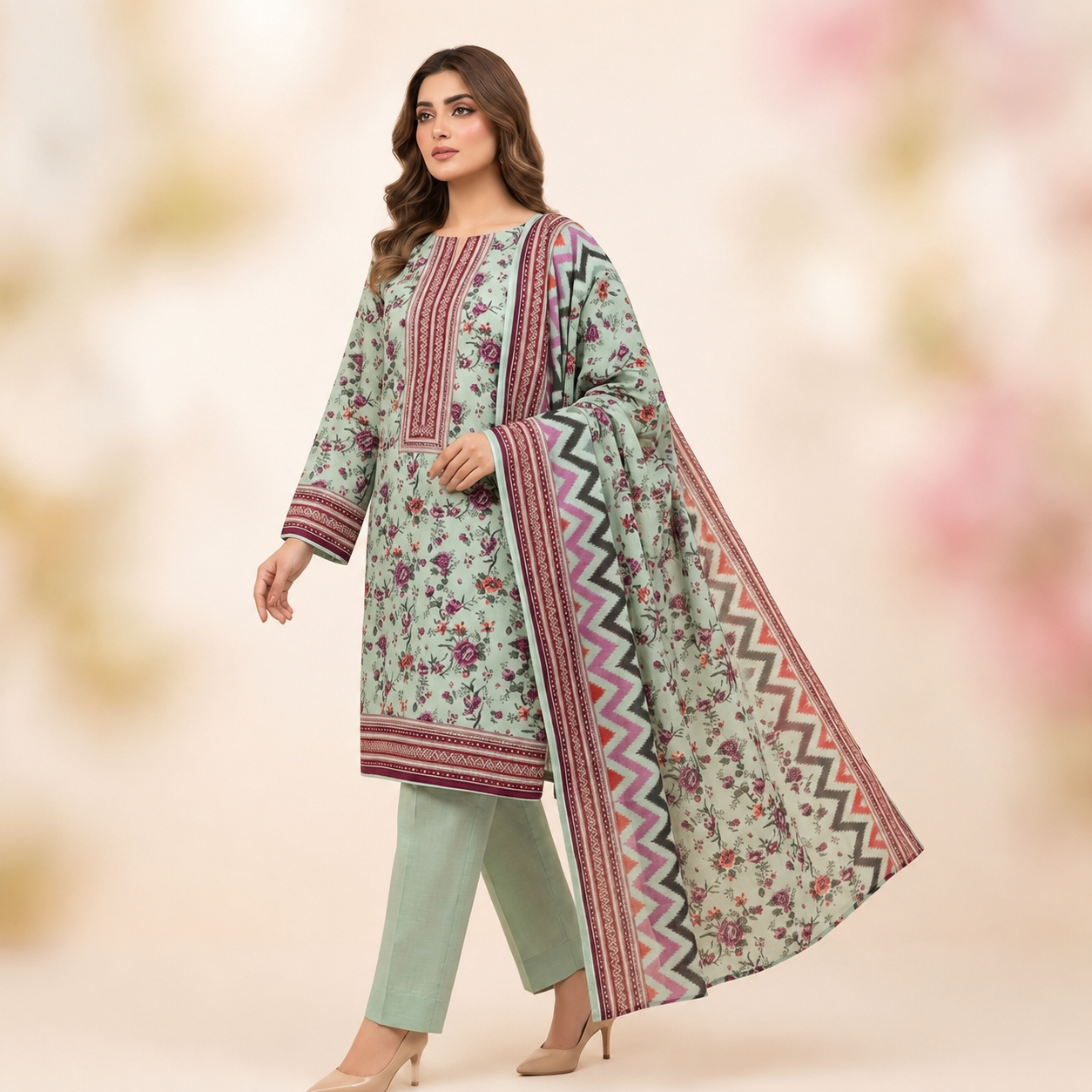 Noor Premium Lawn 3PC