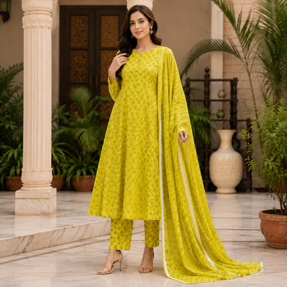 Bareeze Summer Lawn 3PC Suit with Voil Dupatta