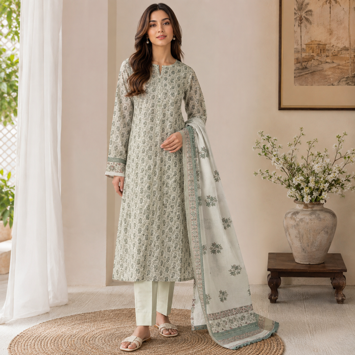 Alkaram Mother Collection 3PC