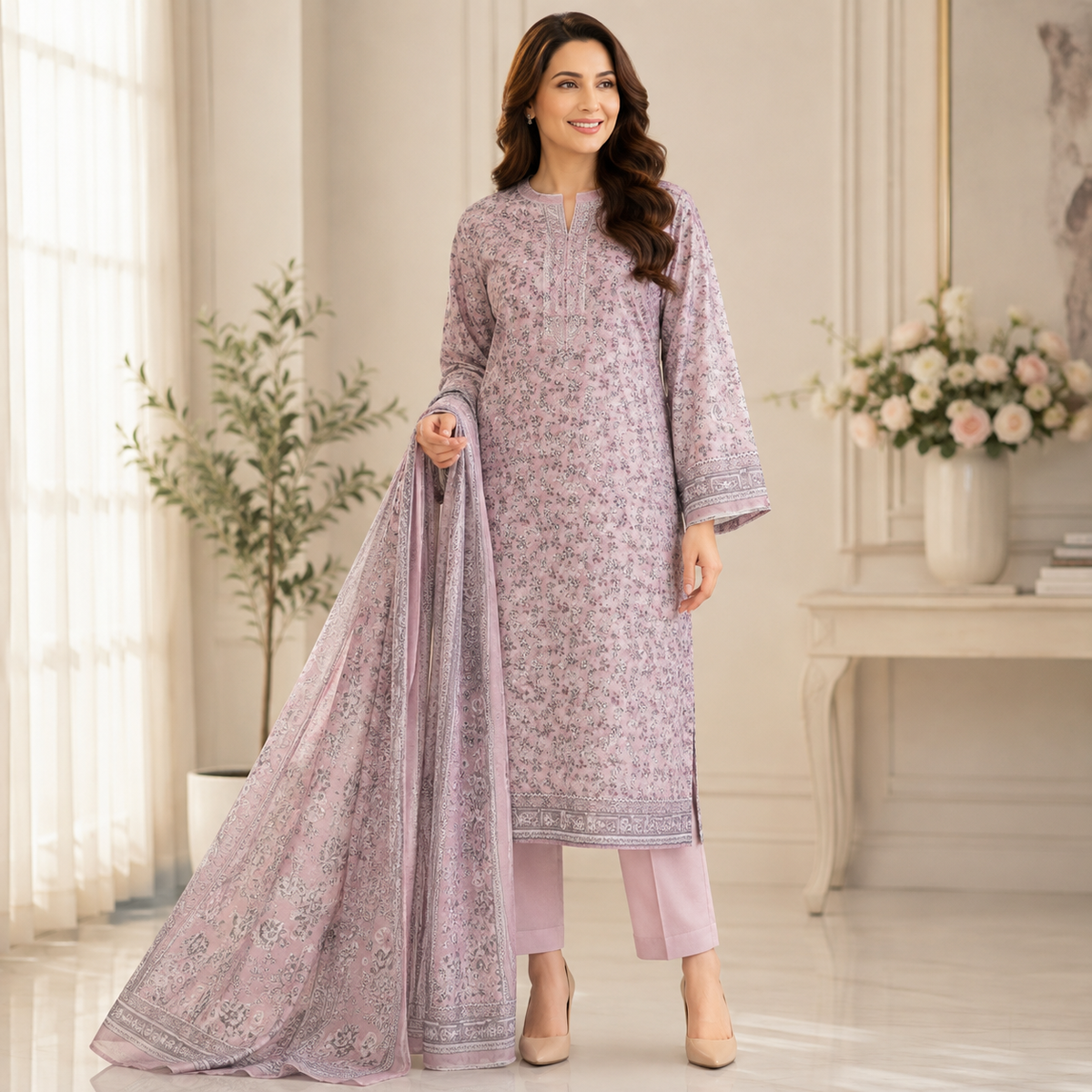 Alkaram Mother Collection 3PC