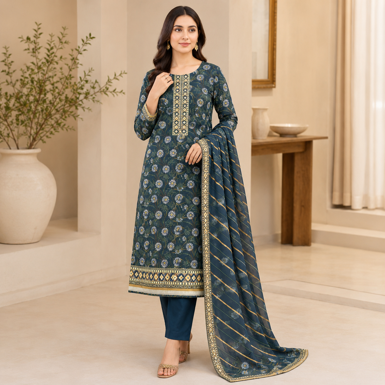 CHAMK DHAMAK LAWN