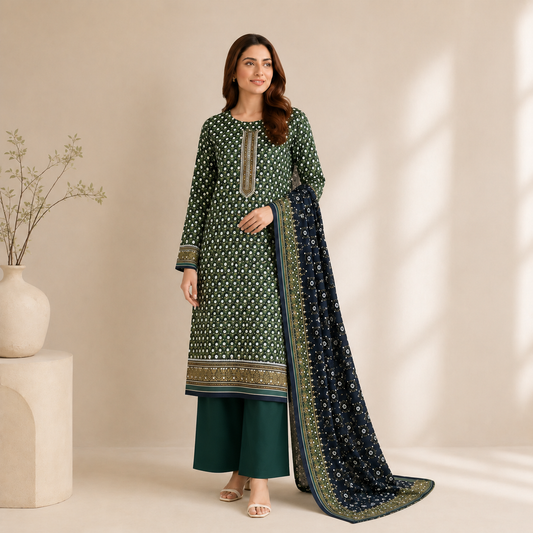Summer Original Printed Lawn 3-PC