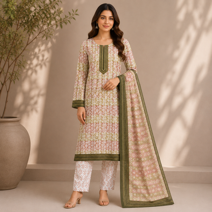 Summer Original Printed Lawn 3-PC