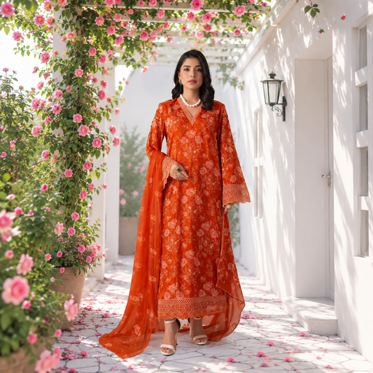 Bareeze Exclusive Lawn Collection 2026 – Premium EMB 3PC