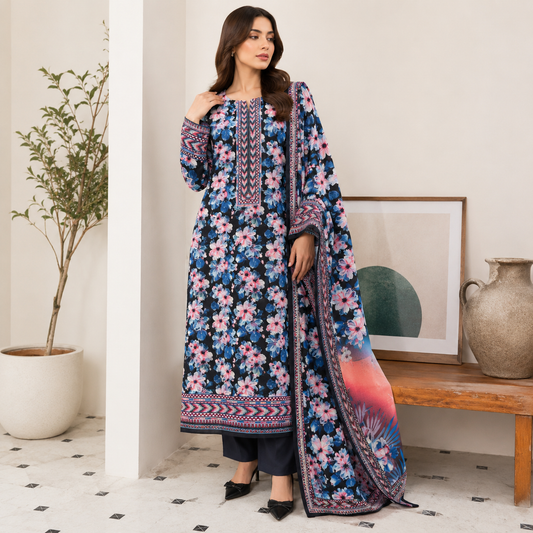 Resham Chamki Lawn 3PC Unstitched – Summer Special