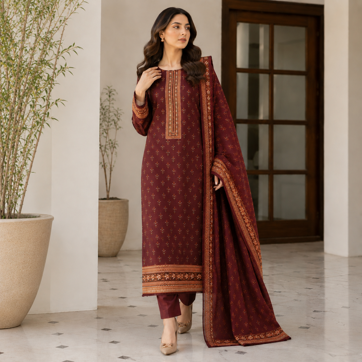 Resham Chamki Lawn 3PC Unstitched – Summer Special