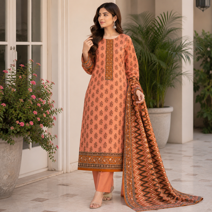 Dastaan 3Pc printed lawn