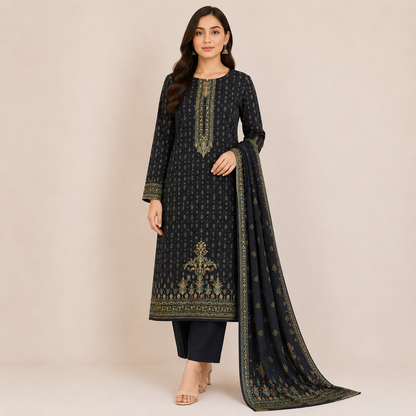 Dastaan 3Pc printed lawn