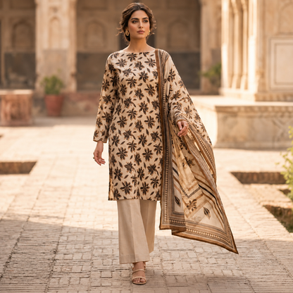 Summer Original Printed Lawn 3-PC