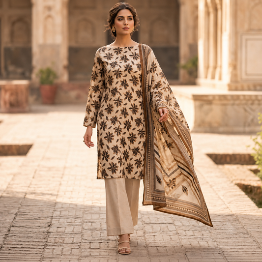 Summer Original Printed Lawn 3-PC