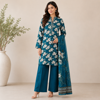 Summer Original Printed Lawn 3-PC