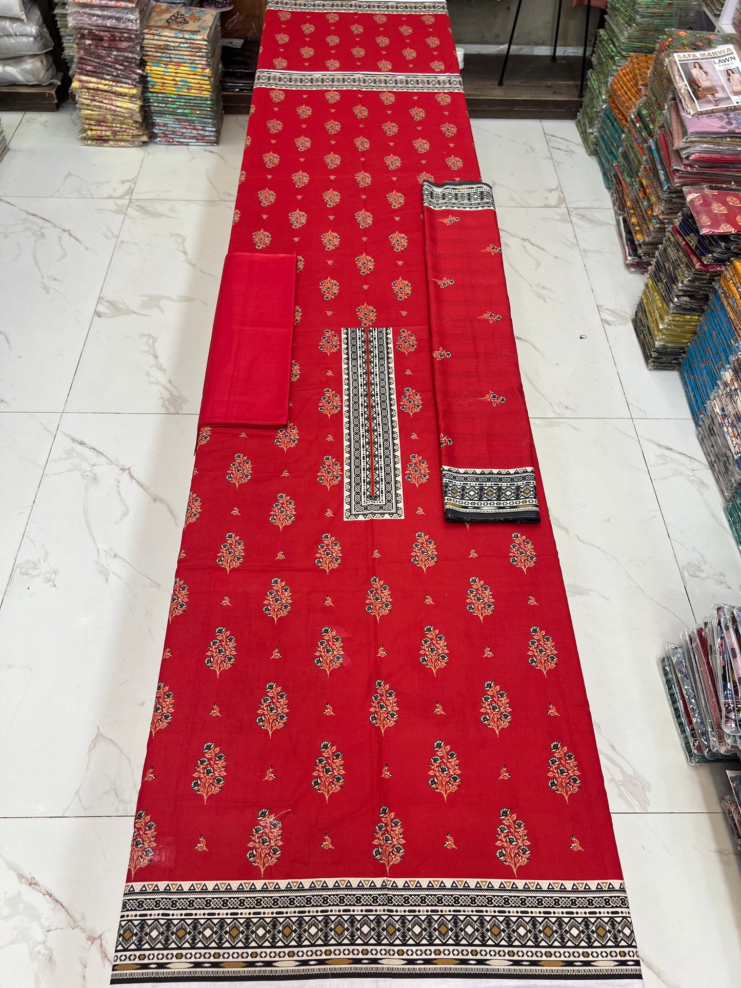 Dastaan 3Pc printed lawn