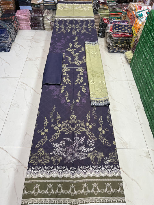 Zarqoon Lawn 3PC – Soft & Elegant Edition