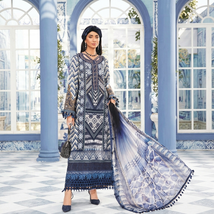 LAWN DUPATTA 3PC BRANDED COLLECTION