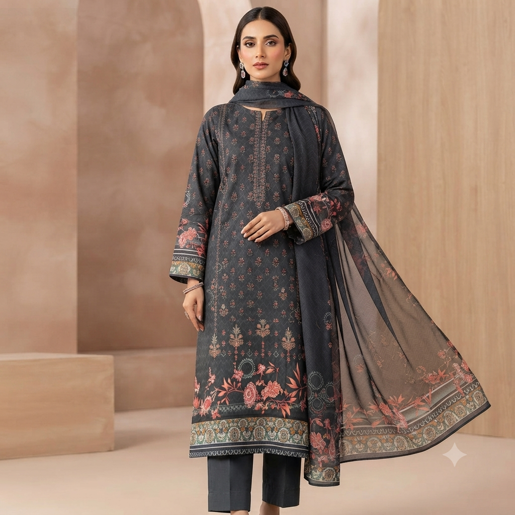 Bamber Chiffon Dupatta