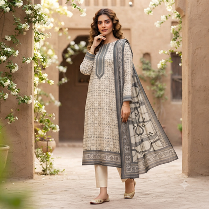 Noor Premium Lawn 3PC