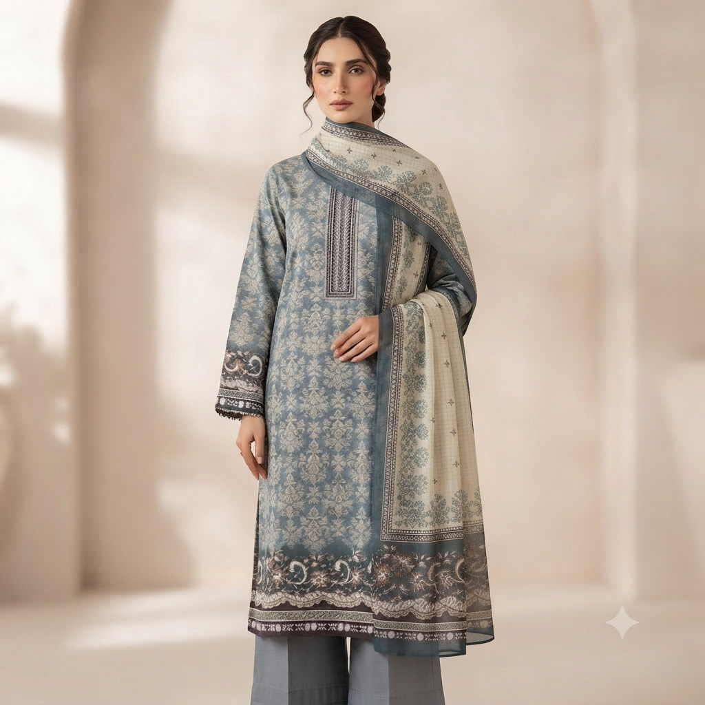 Noor Premium Lawn 3PC
