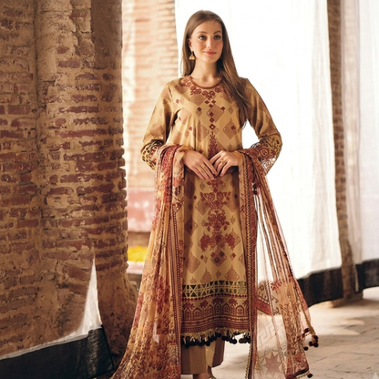 LAWN DUPATTA 3PC BRANDED COLLECTION