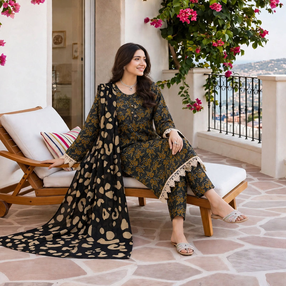 Branded Classic Khaddar 3PC