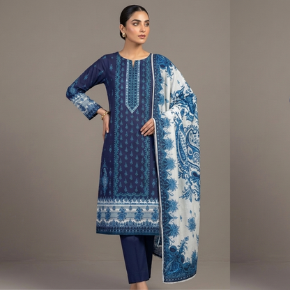 Zarqoon Lawn 3PC – Soft Edition