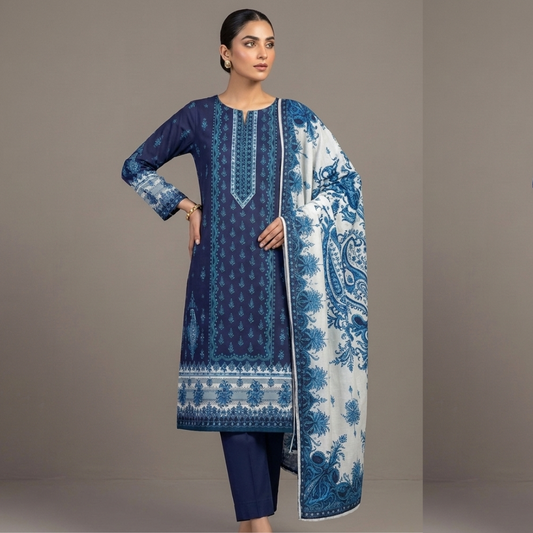 Zarqoon Lawn 3PC – Soft Edition