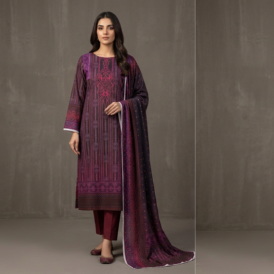 Zarqoon Lawn 3PC – Soft Edition