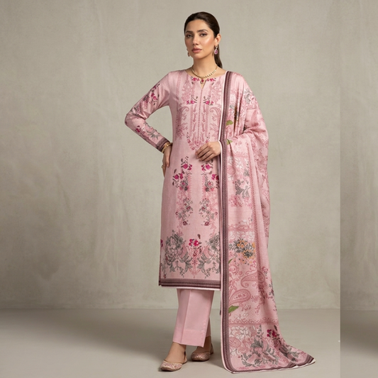 Zarqoon Lawn 3PC – Soft & Elegant Edition