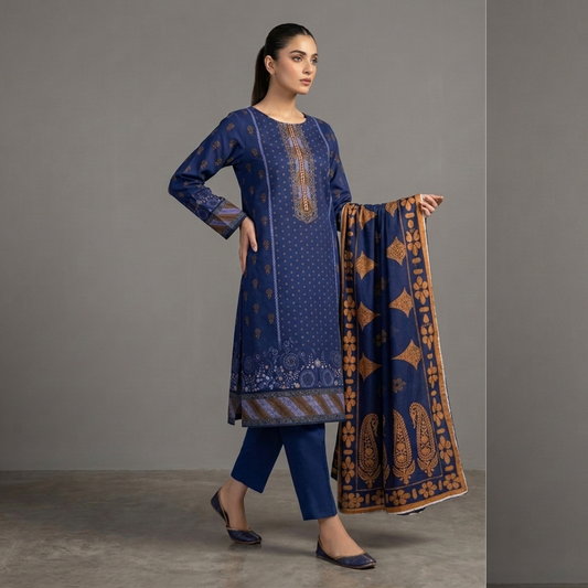 Zarqoon Lawn 3PC – Soft Edition