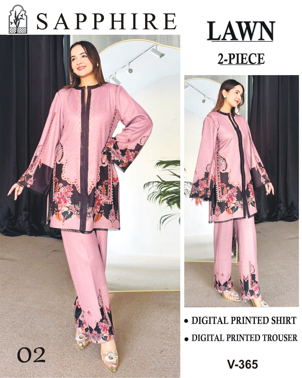 Sapphire Co Ord 2Pc Suit