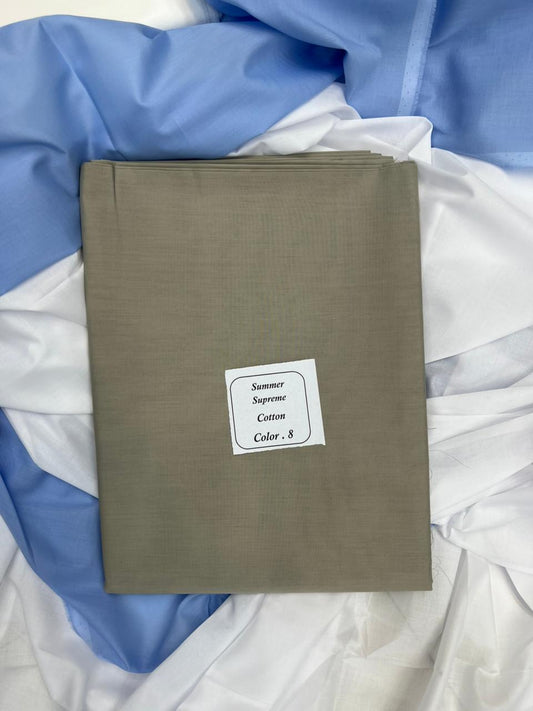 Summer Supreme Soft Cotton – Gents Plain